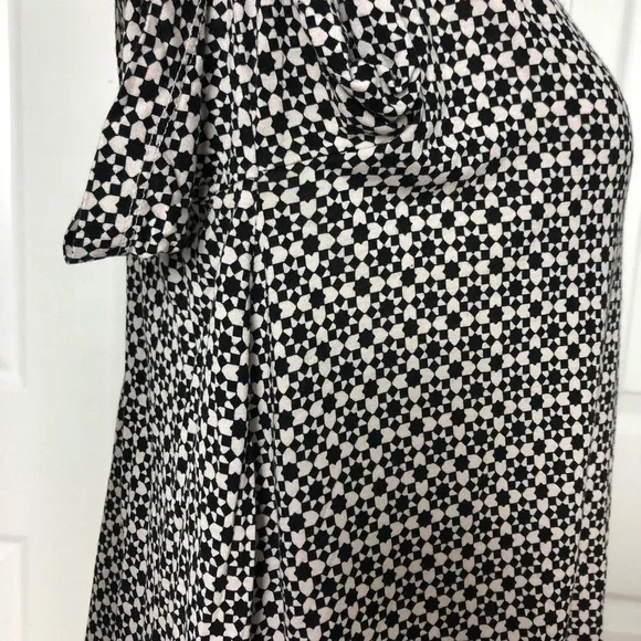 💜 S 💜 Top Geometric Pattern Floral - Picture 5 of 5